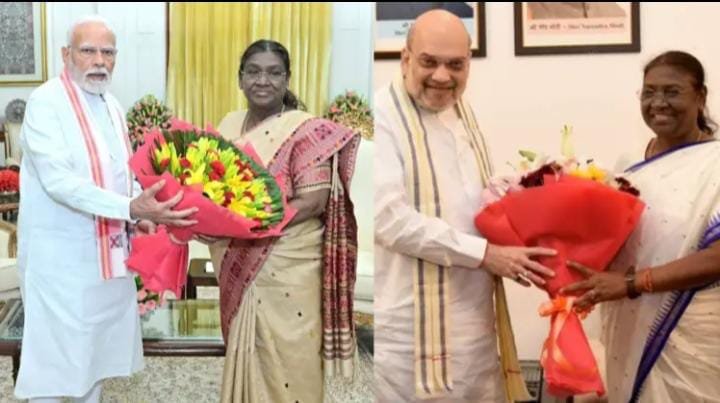 दिल्ली में सियासी हलचल: पीएम मोदी और अमित शाह की राष्ट्रपति से मुलाकात ने बढ़ाई अटकलें