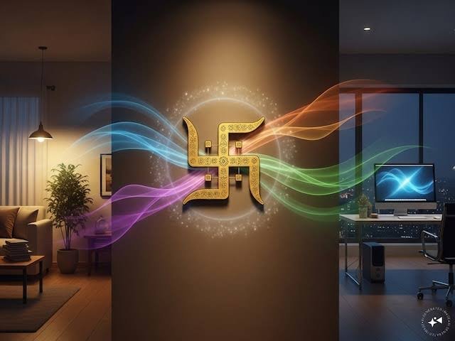 चाहे घर हो या ऑफिस, इस दिशा में लगाएं स्वास्तिक और खुद देखें शुभता, धन और अवसरों का अद्भुत असर…