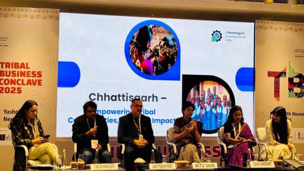 जनजातीय उद्यमिता और निवेश संवर्धन में प्रदेश बना अग्रणी राज्य नई दिल्ली में ट्राइबल बिजनेस कॉन्क्लेव-2025 में प्रदेश के स्टार्टअप्स ने बढ़ाया राज्य का गौरव…