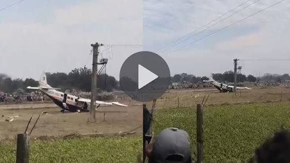 राउरकेला में प्लेन क्रैश विमान के अंदर सवार थे 9 लोग देखें खौफनाक नजारा…