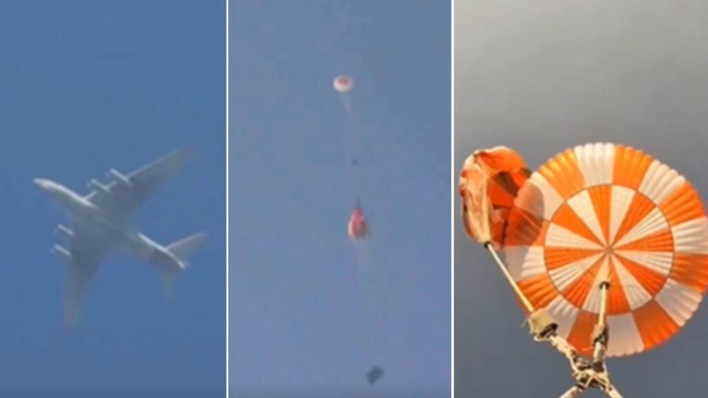 गगनयान मिशन में बड़ी कामयाबी चंडीगढ़ में पैराशूट का अग्नि परीक्षण, ऐसे लैंड करेंगे भारतीय एस्ट्रोनॉट्स…
