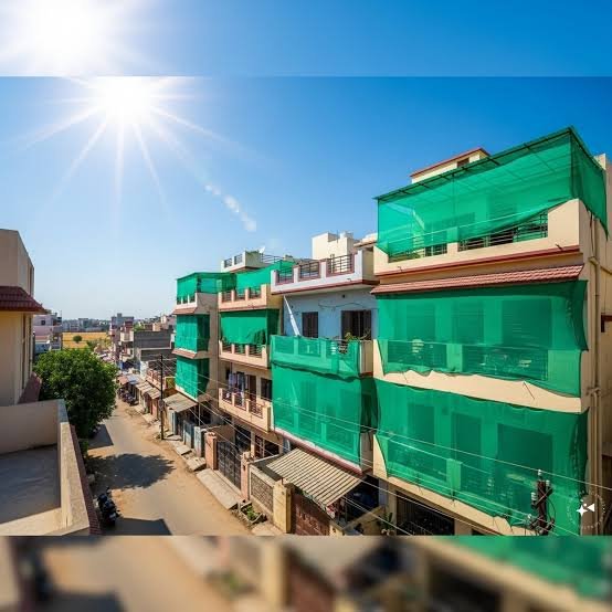 आखिर गर्मी में धूप से बचने के लिये घरों पर हरी चादर क्यों लगाते हैं जानिये इसका कारण…