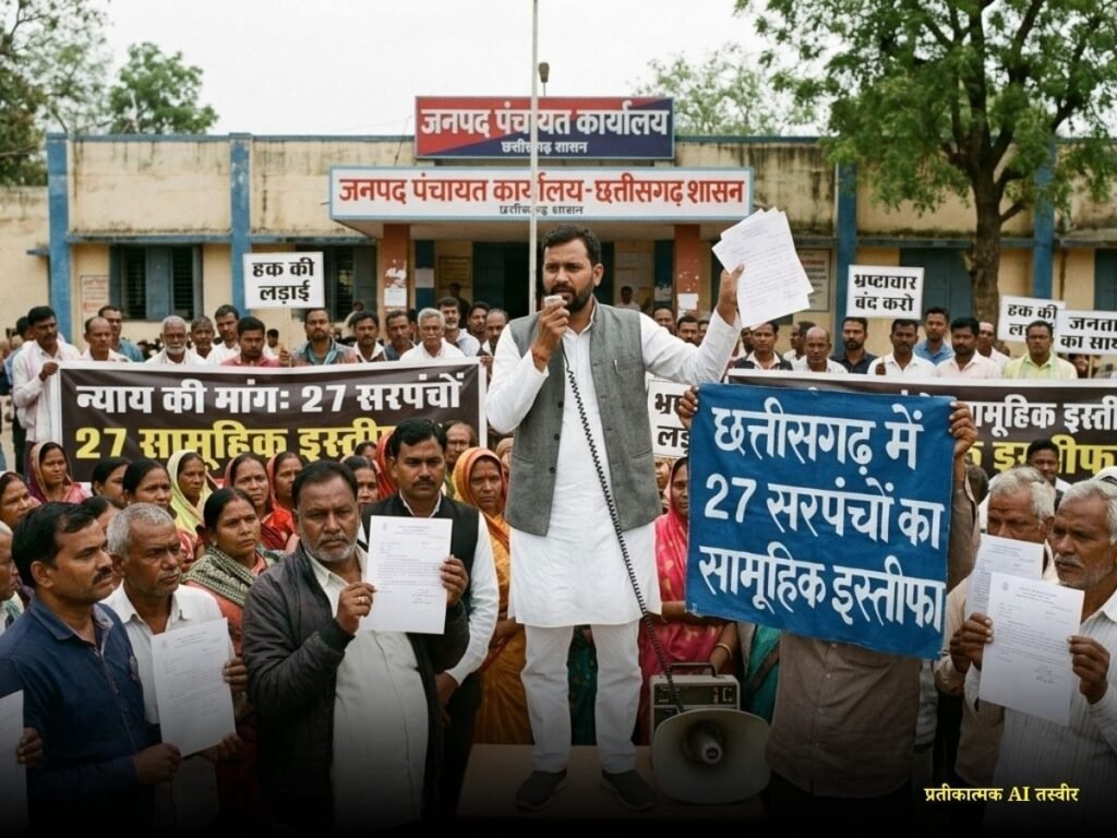 विकास कार्य ठप होने से 27 सरपंचों का इस्तीफा, प्रशासन पर लगाए ये गंभीर आरोप…