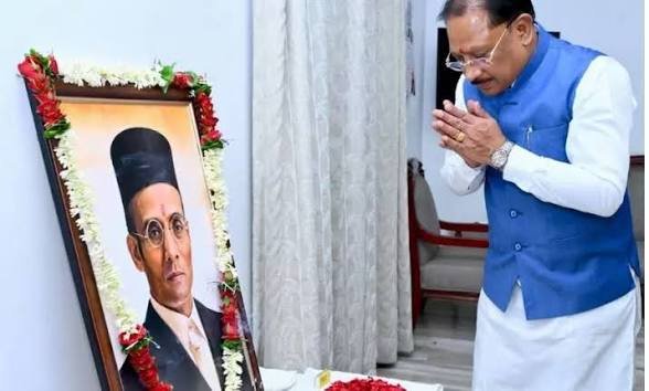 सीएम ने स्वातंत्र्यवीर विनायक दामोदर सावरकर की जयंती पर उन्हें किया नमन…