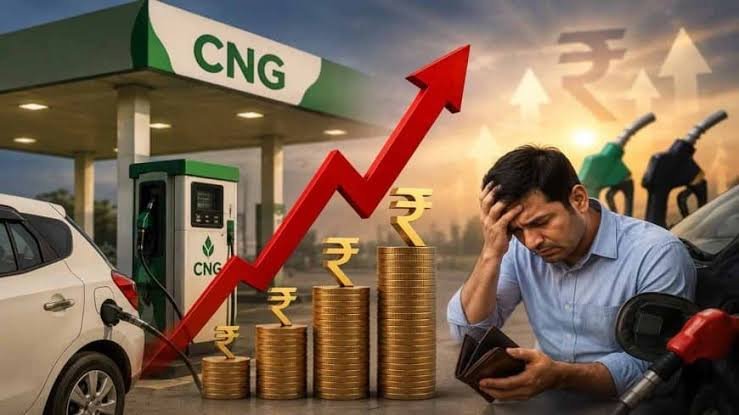 महंगाई का एक और झटका पेट्रोल-डीजल के बाद CNG भी महंगी, राजधानी में इतने रुपए तक बढ़े दाम…