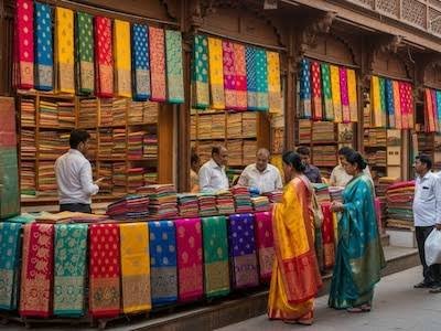 सूरत-चांदनी चौक से भी सस्ता है; यहां का बाजार लगता है सबसे बड़ा होलसेल मार्केट, जहां मात्र ₹50 में मिलती हैं साड़ियां…
