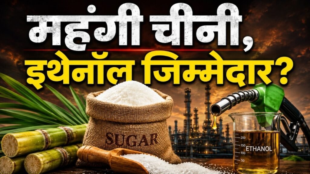 इथेनॉल से बढ़ रही चीनी की महंगाई आ गई सरकार की सफाई, गिना दिए ये सभी कारण…