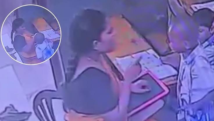 होमवर्क न करने पर टीचर ने 6 साल के बच्चे को मारा थप्पड़, क्लास में ही हुई मौत; CCTV में कैद घटना…