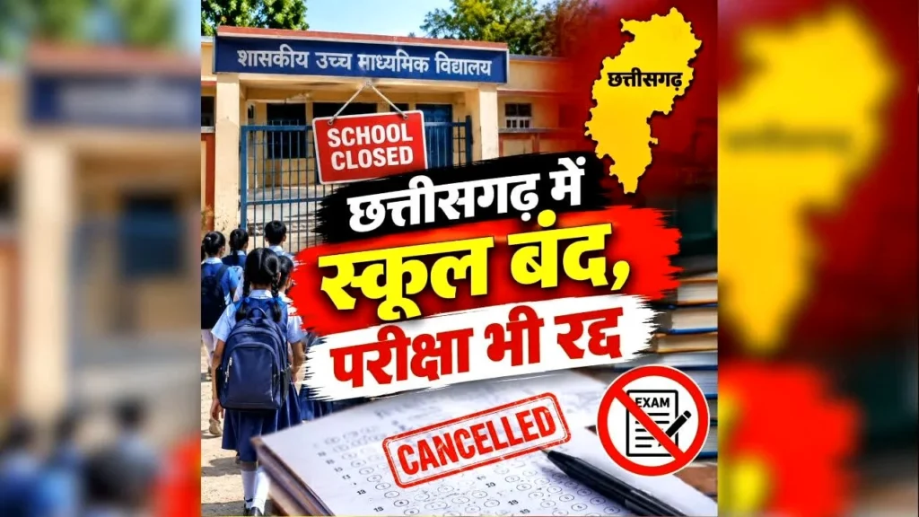कल सभी स्कूल बंद, त्रैमासिक परीक्षा स्थगित, शिक्षा अधिकारी ने जारी किया आदेश…
