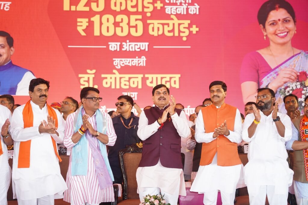 सीएम डॉ. मोहन ने लाड़ली बहनों को दी सौगात, खातों में ट्रांसफर किए 1835 करोड़