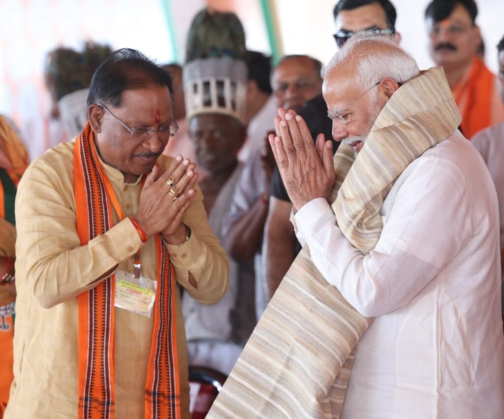 प्रधानमंत्री श्री नरेंद्र मोदी का स्नेह और मार्गदर्शन प्रदेश को सदैव मिलता रहा है : मुख्यमंत्री श्री विष्णुदेव साय