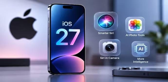 iOS 27 अपडेट में बड़े बदलाव, Siri AI से लेकर फोटो एडिटिंग तक मिलेंगे कई नए फीचर्स…