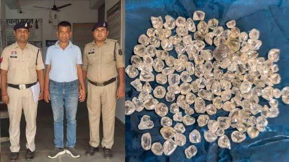 8 साल पहले खदान से चुराए 146 हीरे जैसे पत्थर, बेचने निकला 64 साल का आरोपी गिरफ्तार…