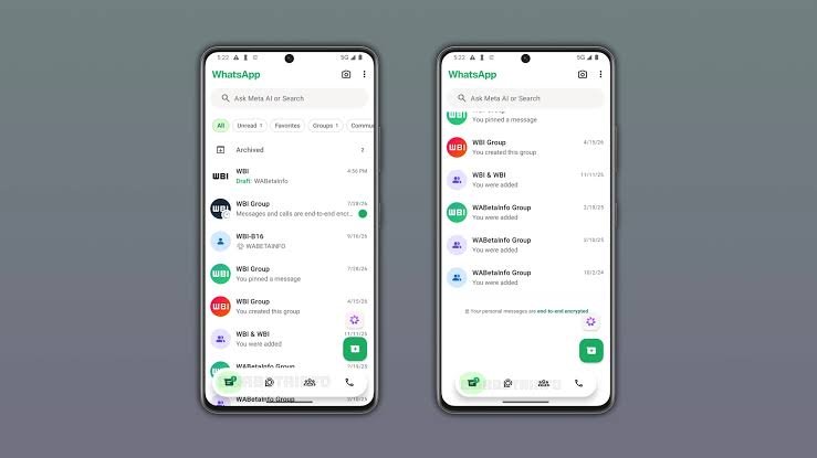 WhatsApp में दिखेगा नया बदलाव स्क्रॉल करते ही सिकुड़ेगा नेविगेशन बार, चैट्स के लिए मिलेगी ज्यादा जगह…