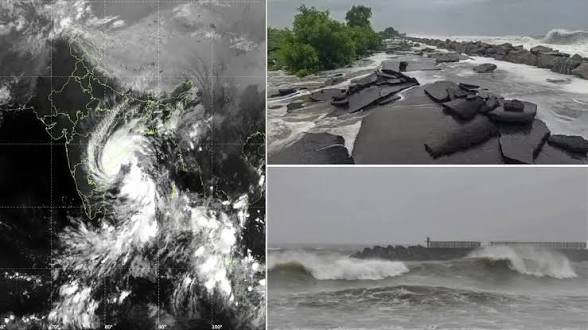 चक्रवात अर्नब की रफ्तार बढ़ने से तटीय इलाकों में दहशत, 150 की रफ्तार से चलेंगी हवाएं, रेड अलर्ट…